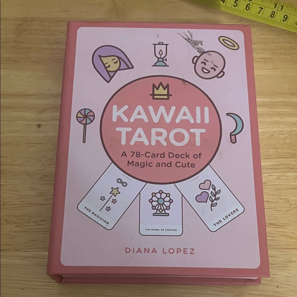 😄Kawaii tarot cards & book 78 card deck